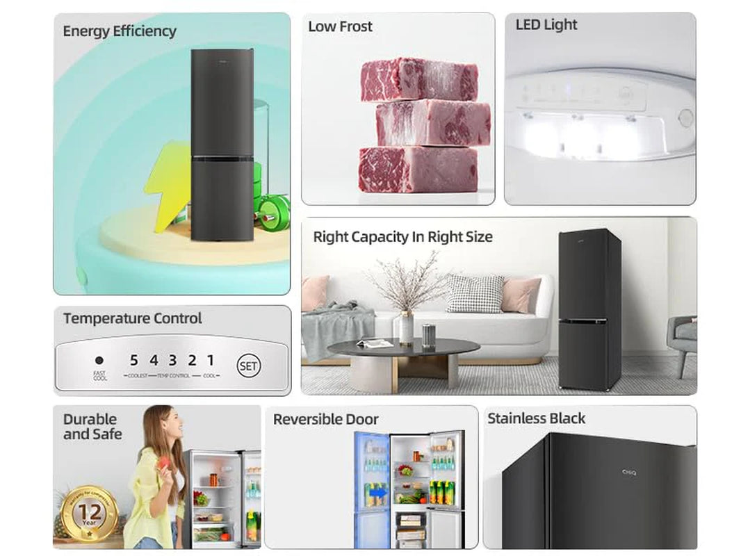 Chiq CBM159LEBDU, Fridge Freezer